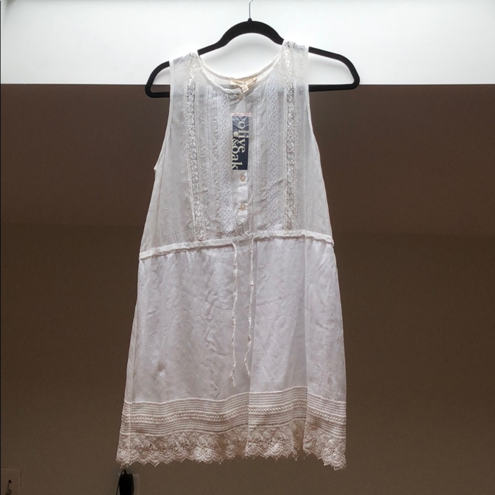 White lacy dress